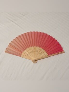 Summer Fridays Pink Ombre Hand Fan